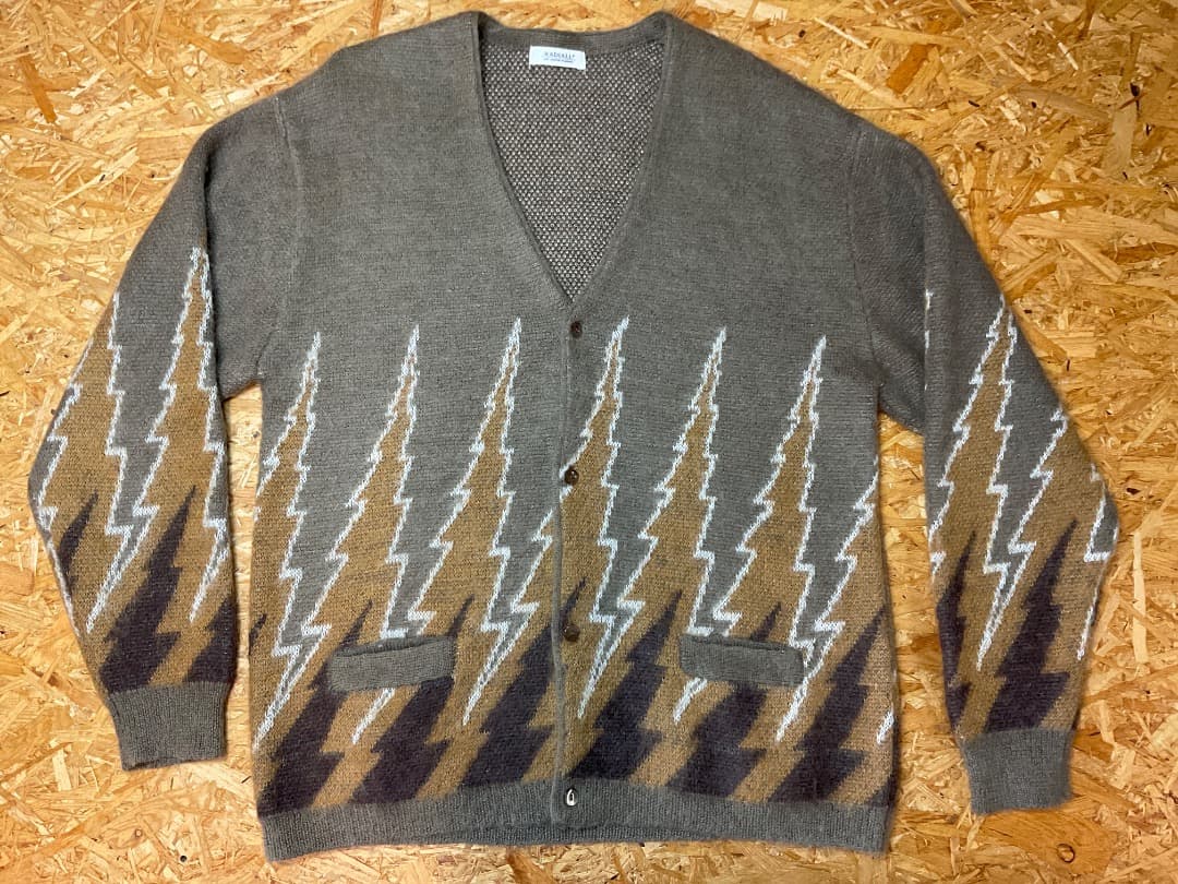 ラディアル 22AW COSMIC CHARKIE モヘア カーディガン XL
