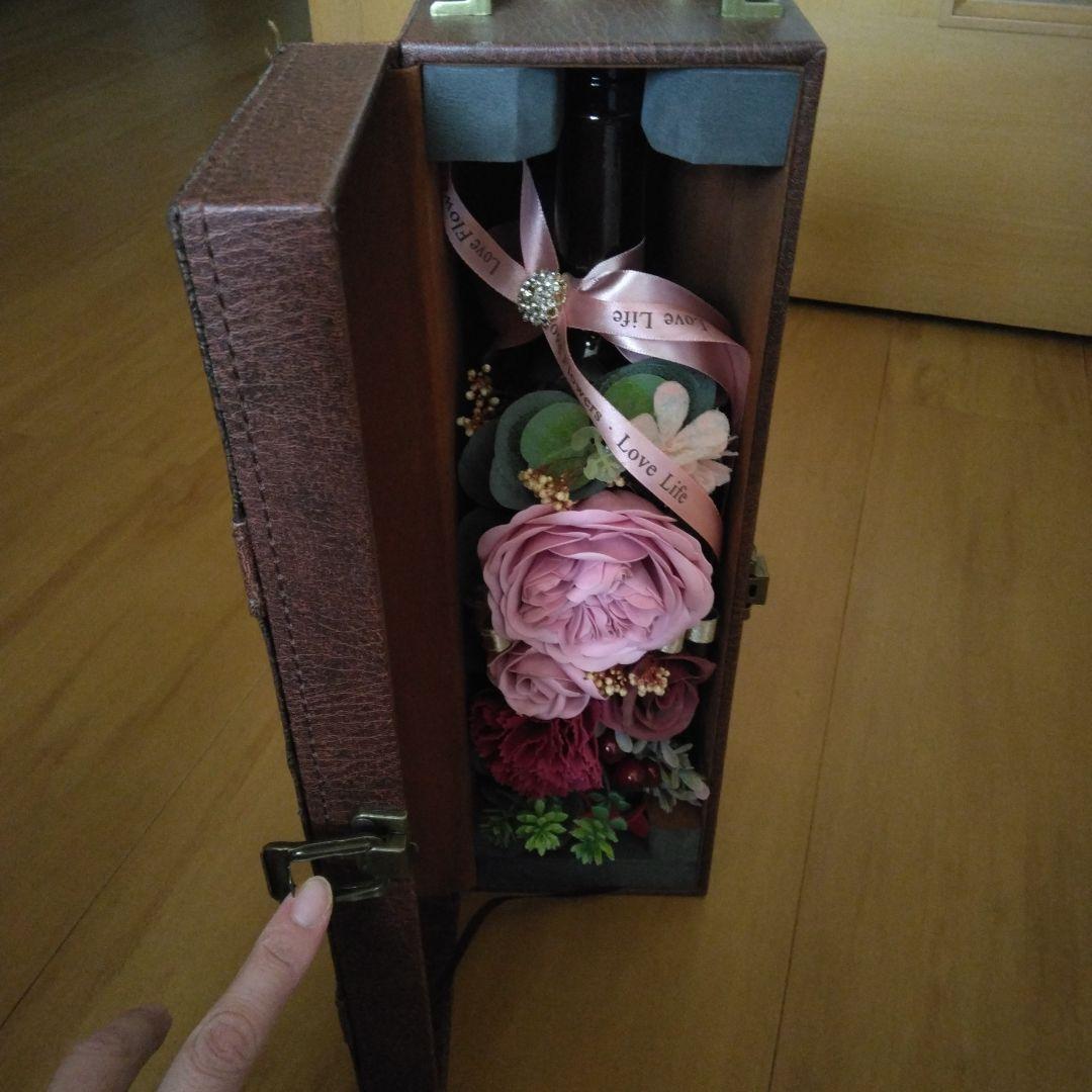 プリザーブドフラワー ボトルアレンジメント