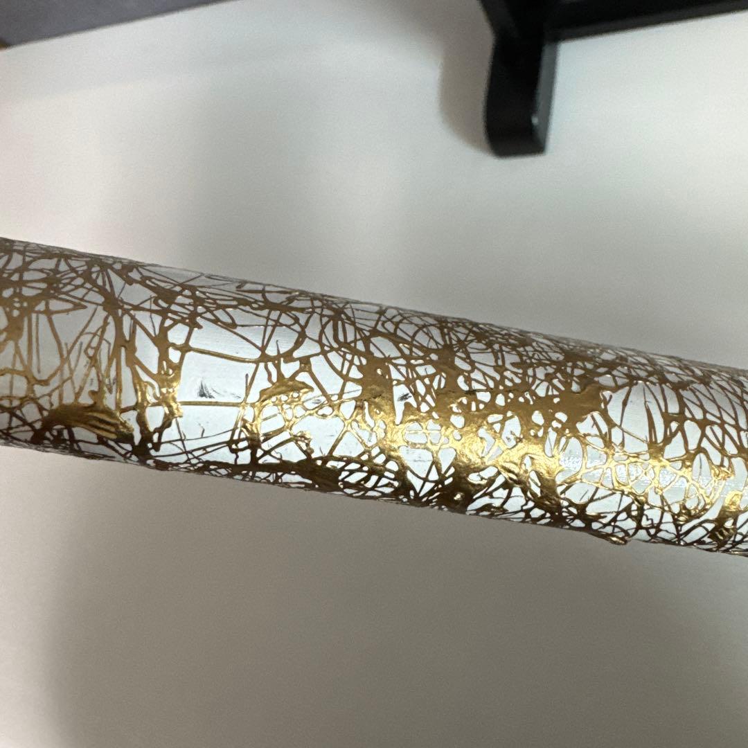 模造刀　大小セット　白金雲　台座付き　日本刀