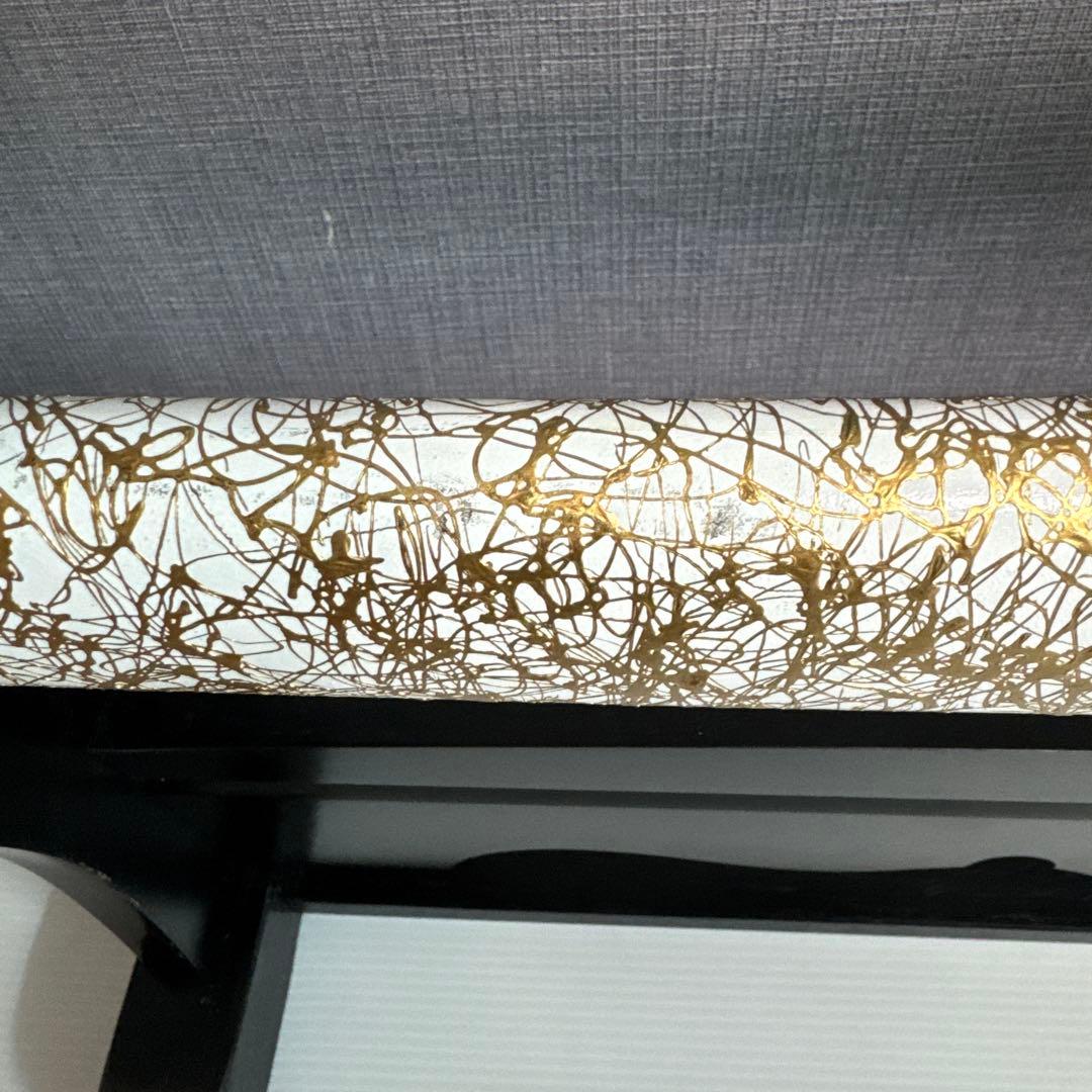 模造刀　大小セット　白金雲　台座付き　日本刀