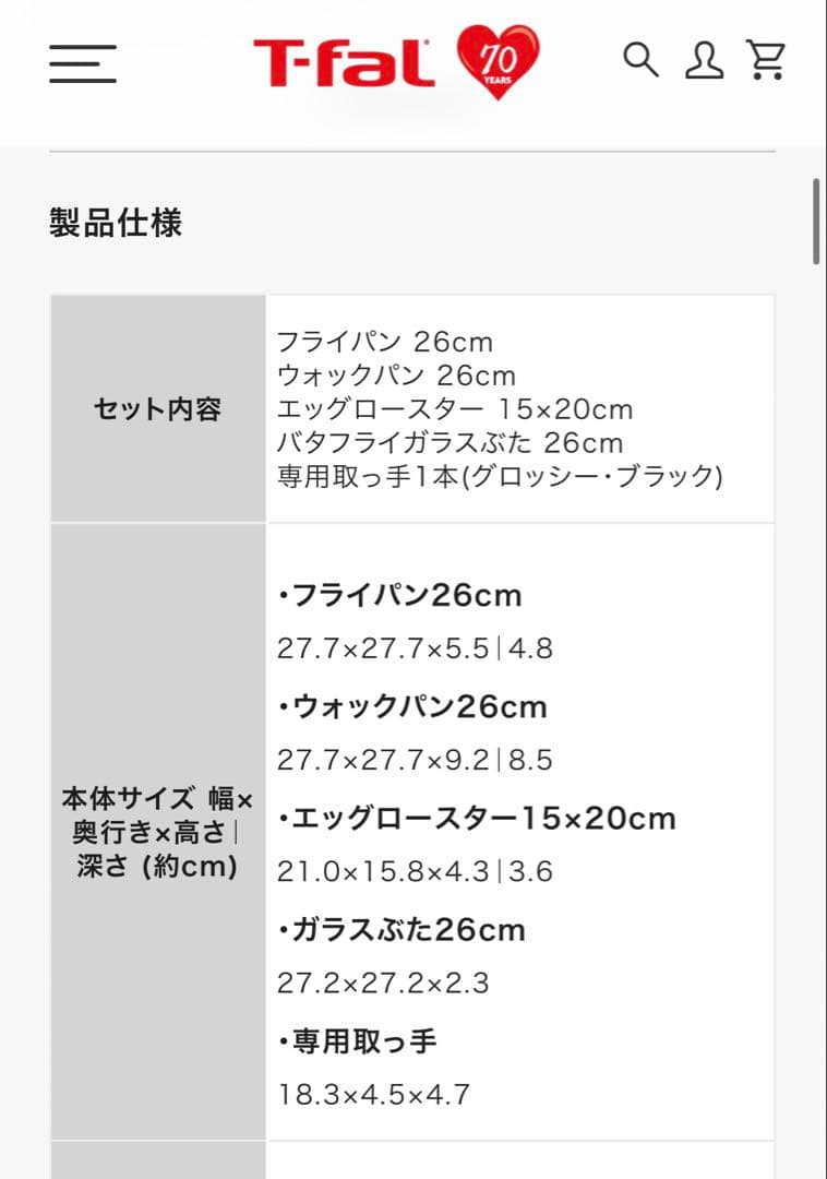 【新品】ティファールインジニオ・ネオ・キャストライト・アロマ・プロセット