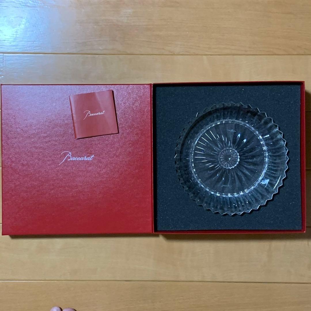 美品 バカラ ミルニュイ サラダ ディッシュ プレート 深皿 箱入
