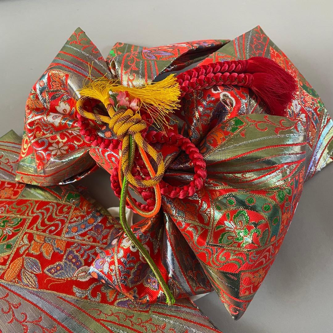 七五三　小さめ7歳　6歳　アンティークお着物セット