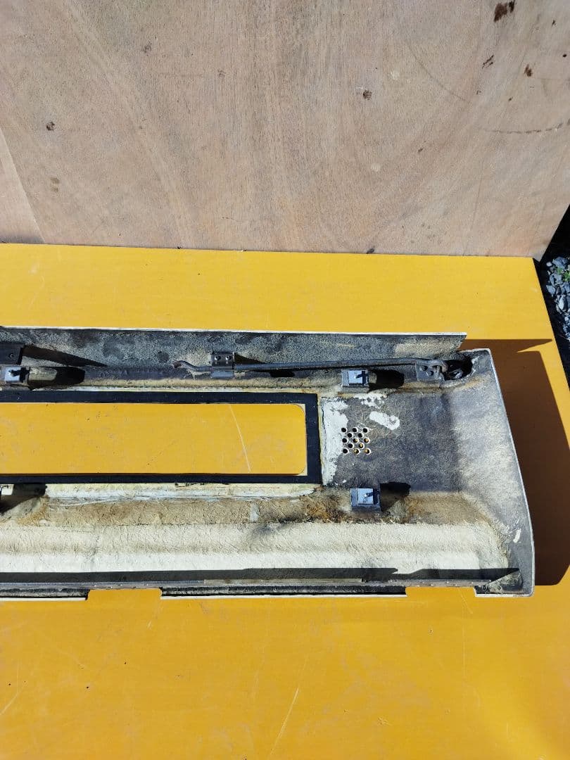 カラー　電車　パーツ　約141×13×H35cm 鉄道グッズ　鉄道部品