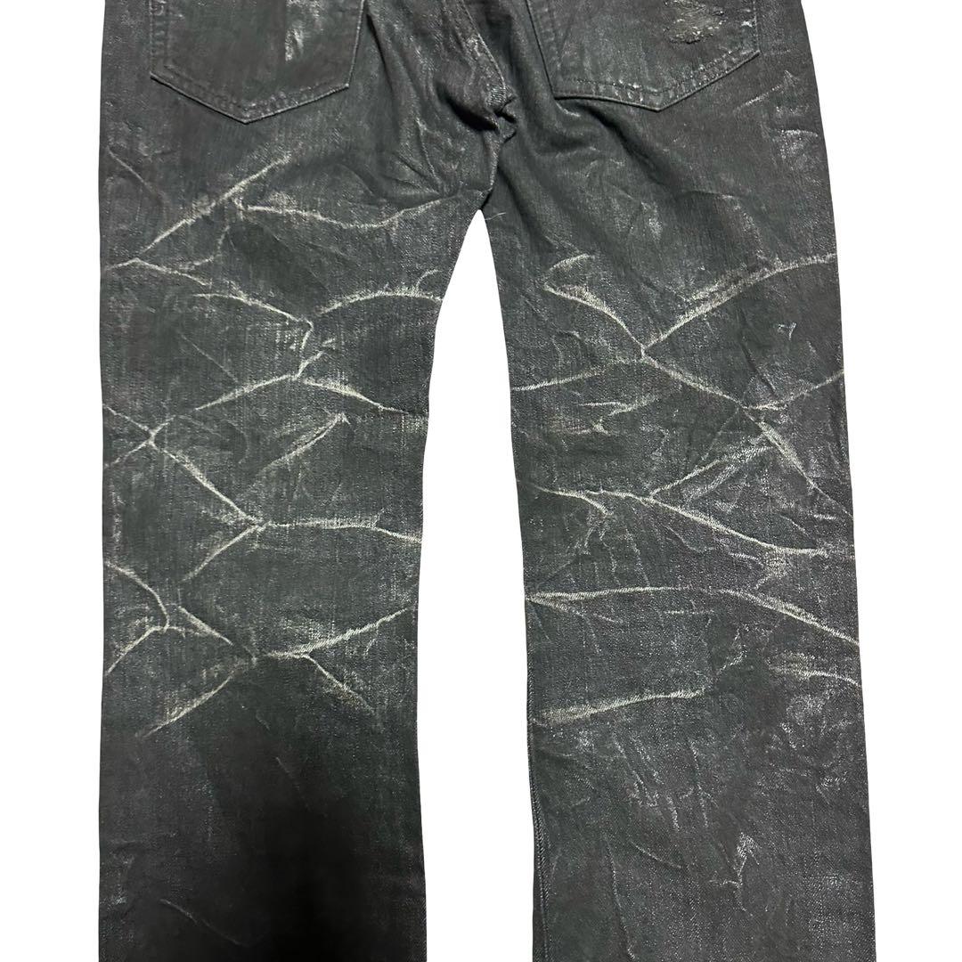 00s black coating pants Y2K お兄系 ギャル男 平成