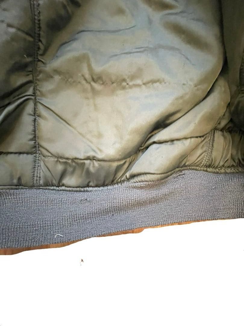 70s n-2b フライトジャケット 実物