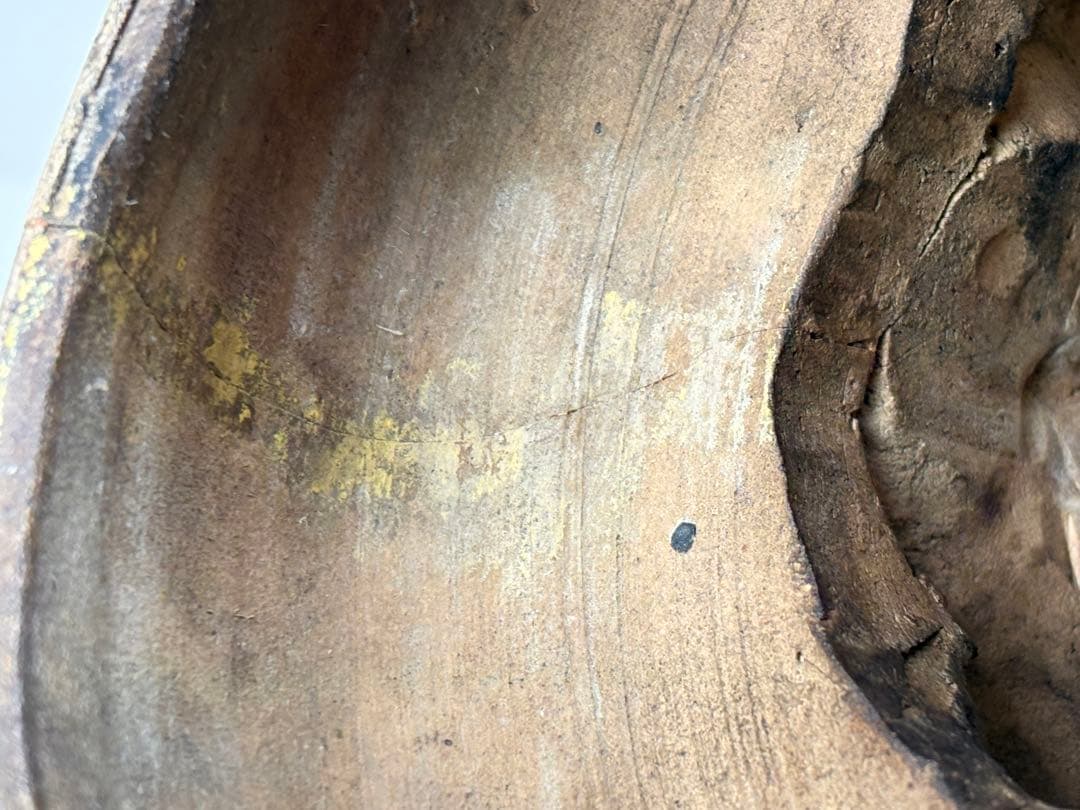 時代物 古黄瀬戸 布袋様 七福神 仏像 置物 縁起物 R7112348