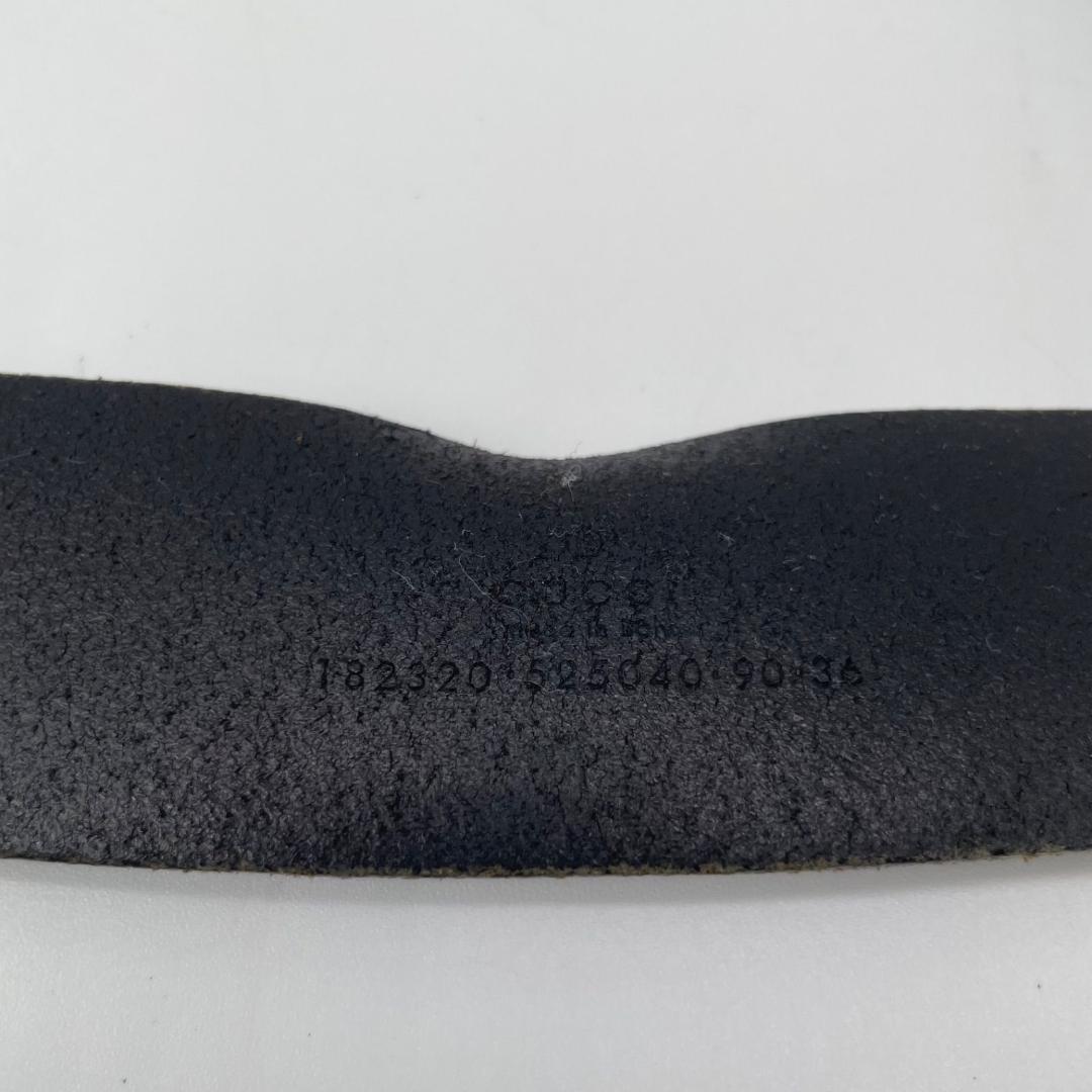 15319✨良品✨GUCCI グッチ レザー GG総柄 G金具 ベルト ブラック