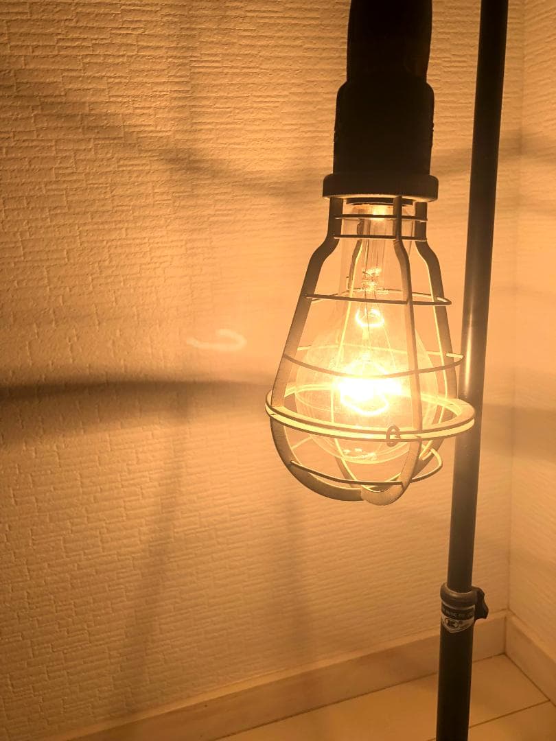 【完動品・昭和レトロ・1980年代 工業用ライト】ビンテージ ハンドランプ