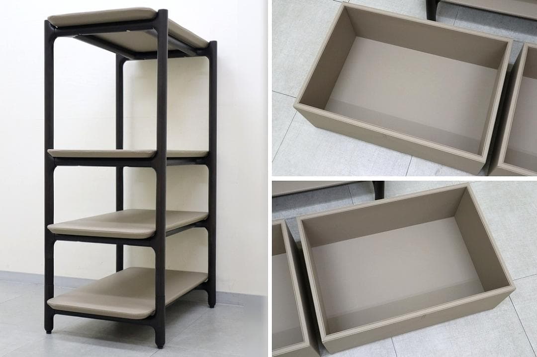 美品 ARMONIA アルモニア シェルフ ラック ボックス 引出 収納 飾り棚