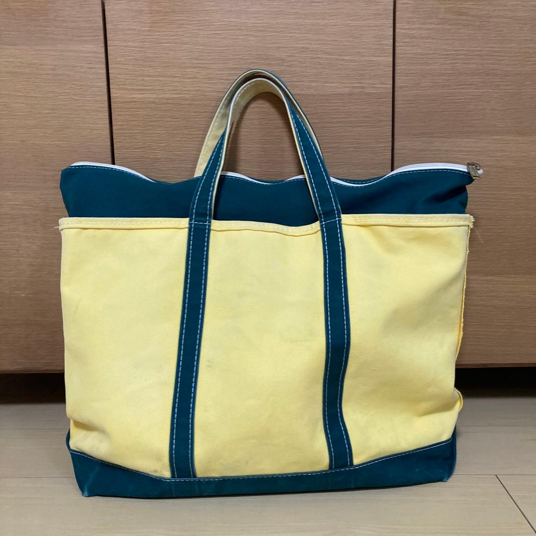 90s エルエルビーン トートバッグ Lサイズ ランズエンド カラーオーダー
