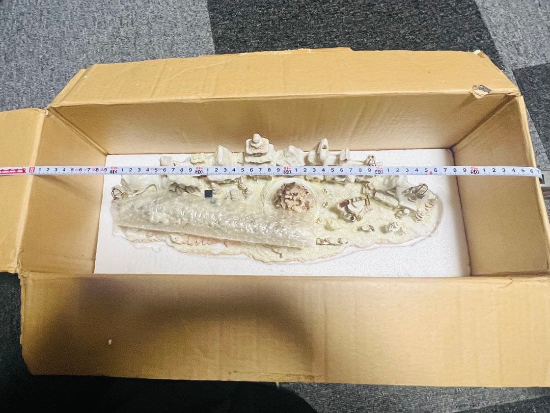 クリスマス陶器オルゴールジオラマ