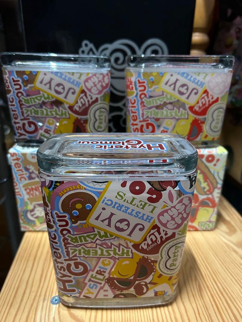 専用です！ カラフルガラスキャニスター＆ピッチャーセット