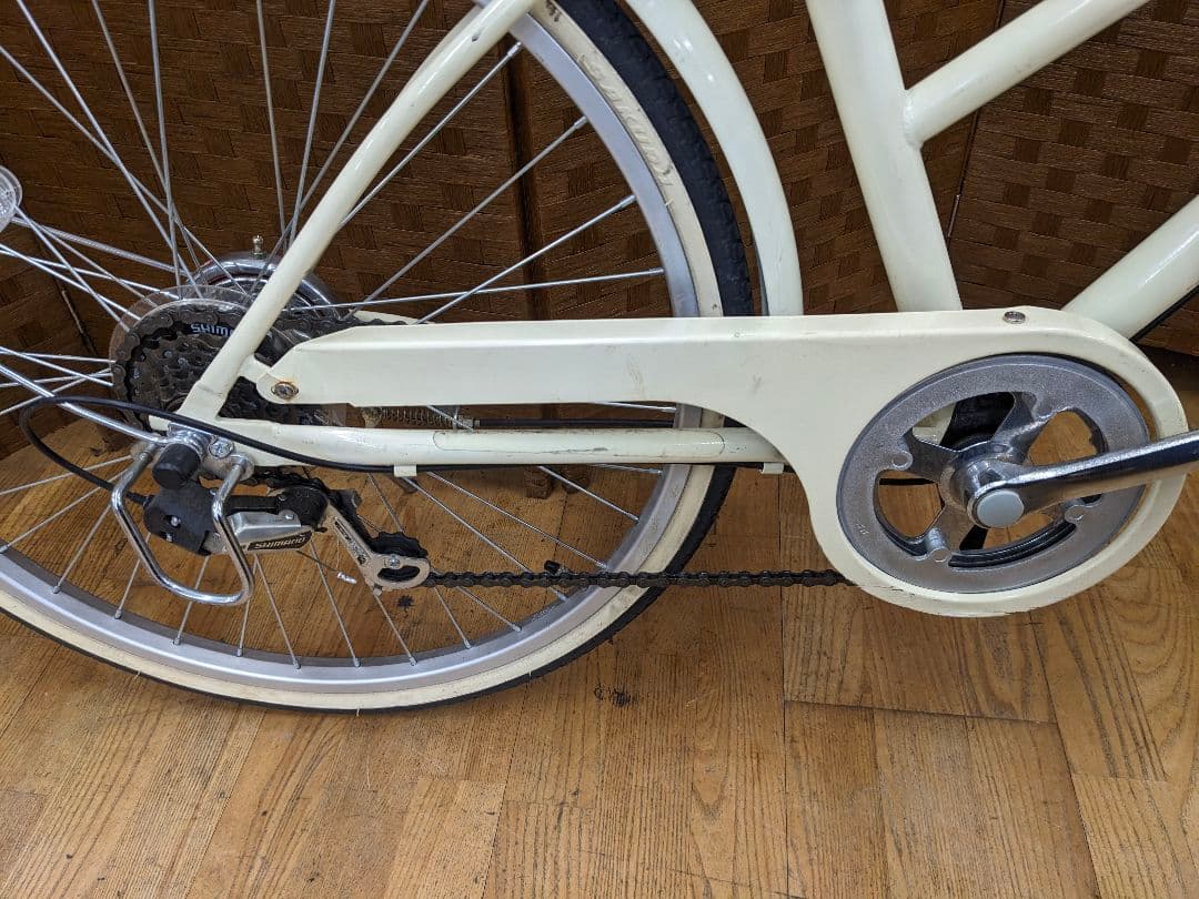 U020 子供用自転車　24インチ 6段変速 ホワイト