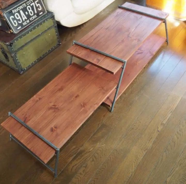 アイアン家具　BBQ キャンプ　ラック　チェスト　男前　組立式家具　モダン