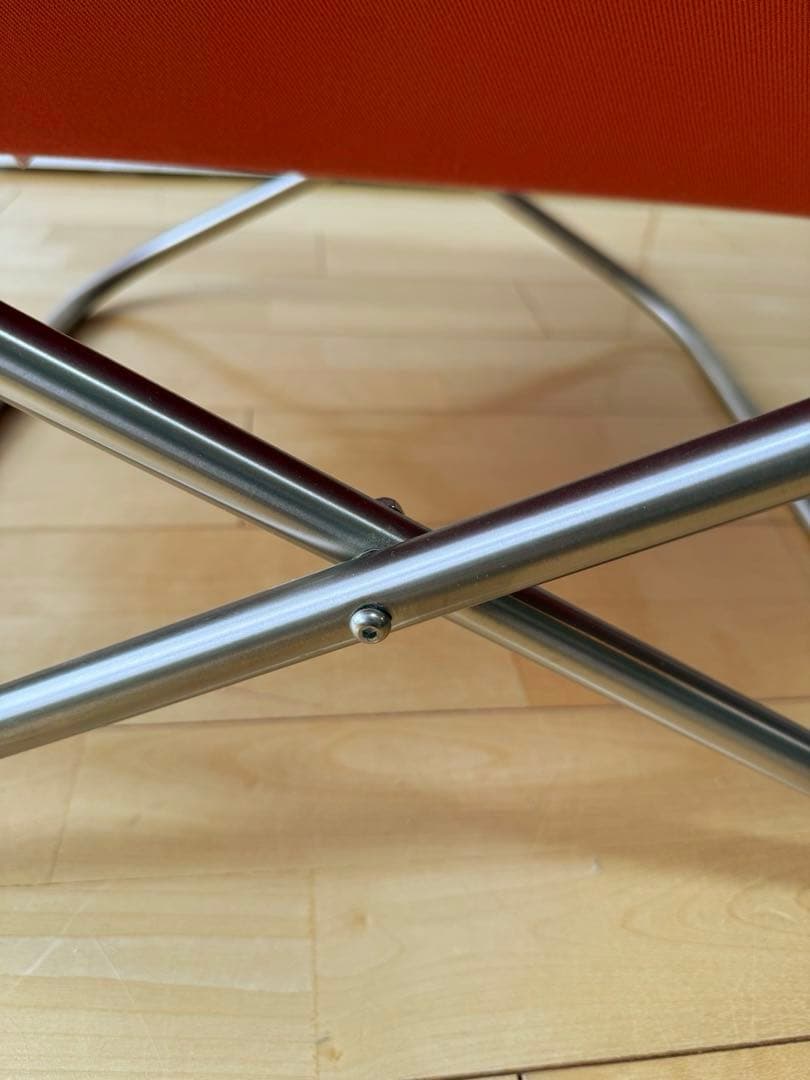 ★NychairX（ニーチェア X）ダークブラウン/レンガ（NY-105）