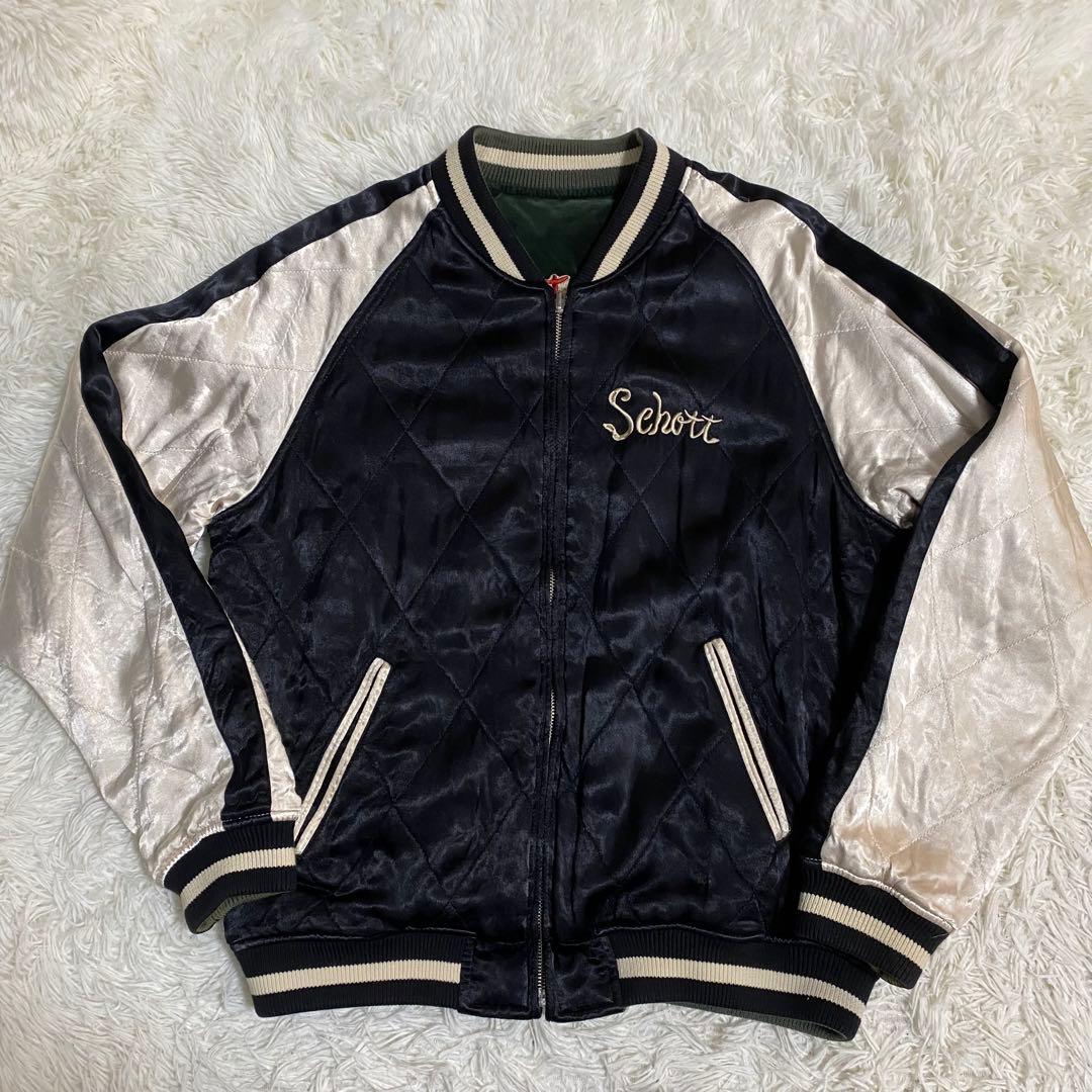 Schott ショット スカジャン スタジャン リバーシブル 蛇 スネーク