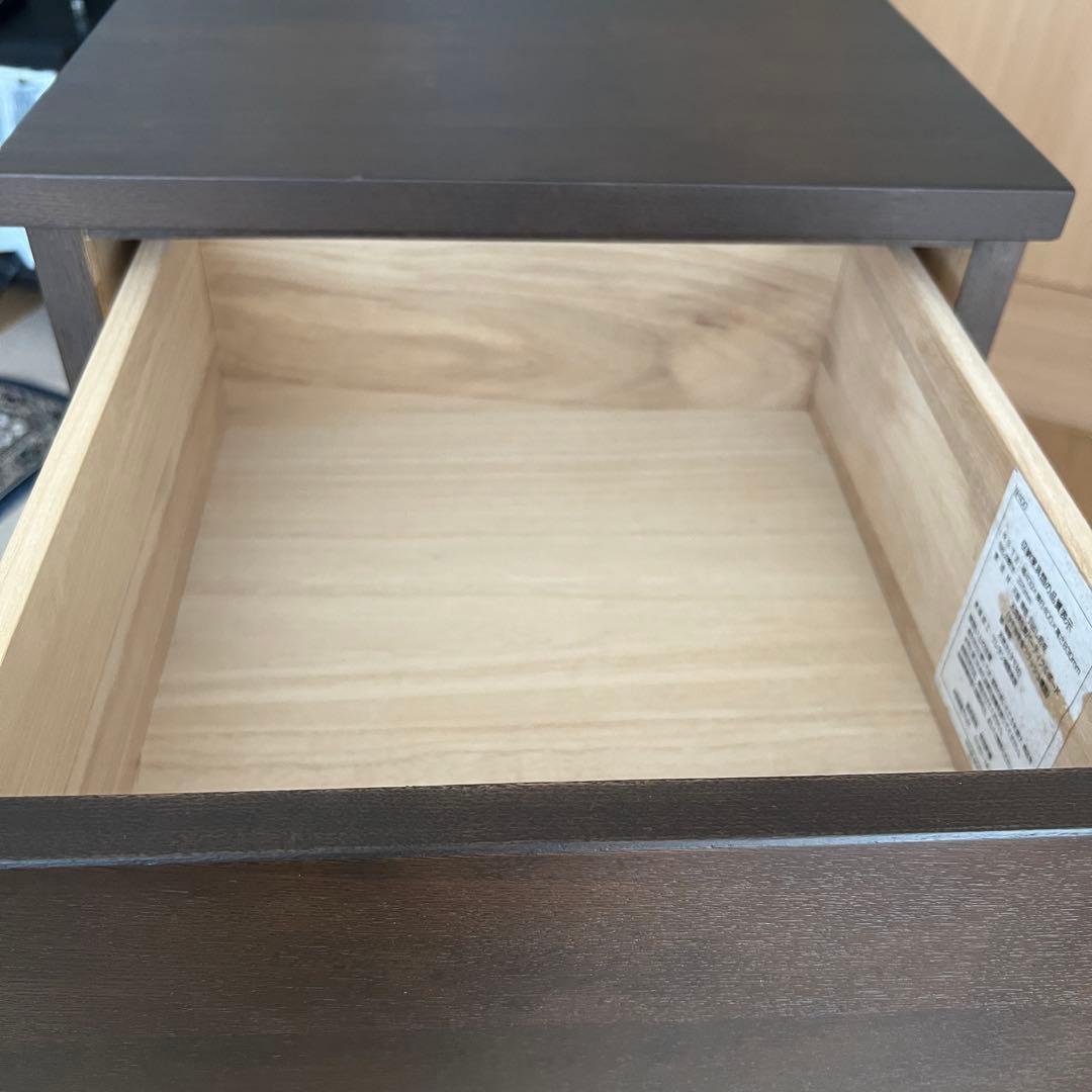 無印良品　タモ材4段チェスト【廃盤品】