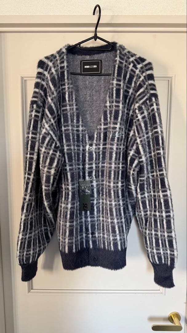 WIND AND SEA Shaggy Knit カーディガン