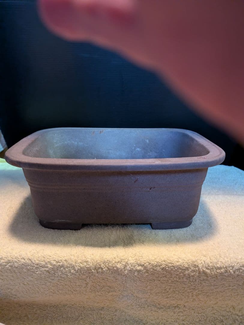 常滑焼長方形 植木鉢 約30cm x 20cm x 10cm