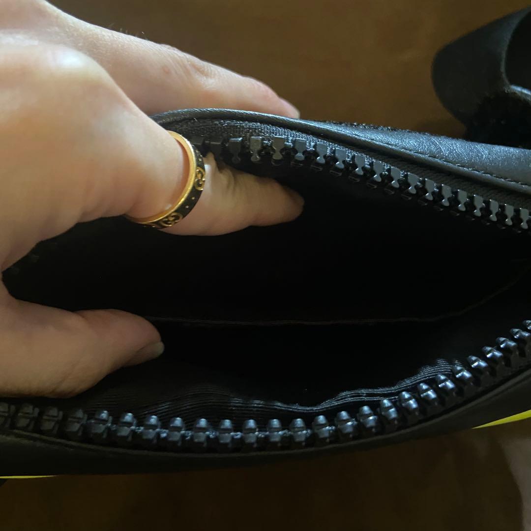 【美品】coach ボディバック　ウエストポーチ　メンズ　イエロー