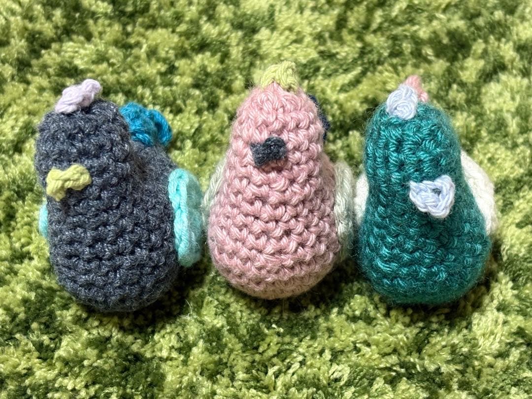 あみぐるみのニワトリさんマグネット