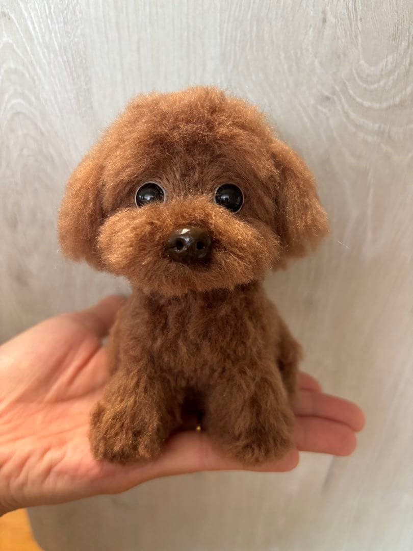 羊毛フェルト トイプードル（手乗りサイズ）
