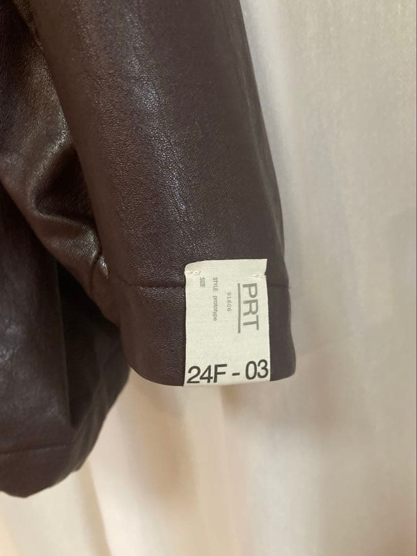 N.HOOLYWOOD for Ameri フェイクレザージャケット・ブラウンM