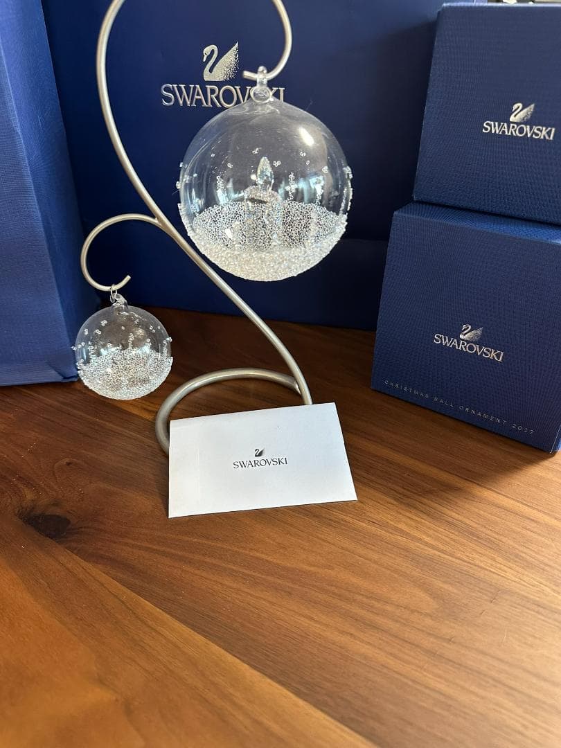Swarovski 2017 クリスタルオ年 Xmasオーナメント 3点 完品