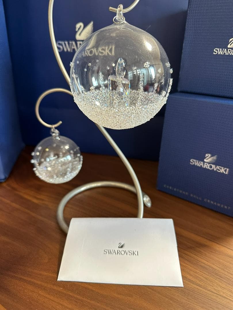 Swarovski 2017 クリスタルオ年 Xmasオーナメント 3点 完品