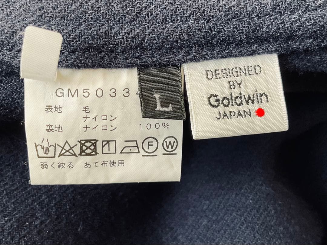 GOLDWIN ドゥラブルウールシャツ/GM50334P/L/ネイビー