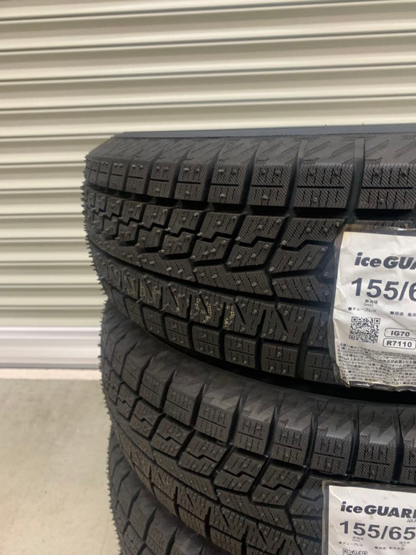 全国送料込☆ヨコハマアイスガードIG70☆155/65R13☆スタッドレスタイヤ