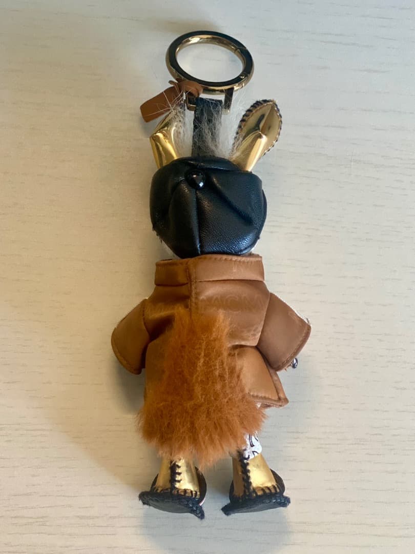 MCM キーホルダー キーリング うさぎ ラビットチャーム