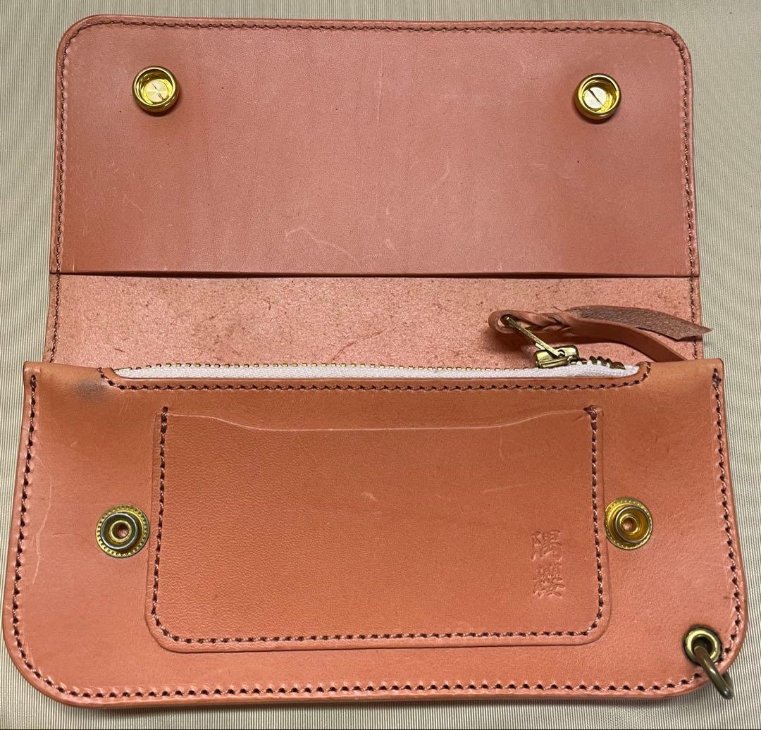 革蛸謹製 トラッカーウォレット TYPE-G 隅櫻