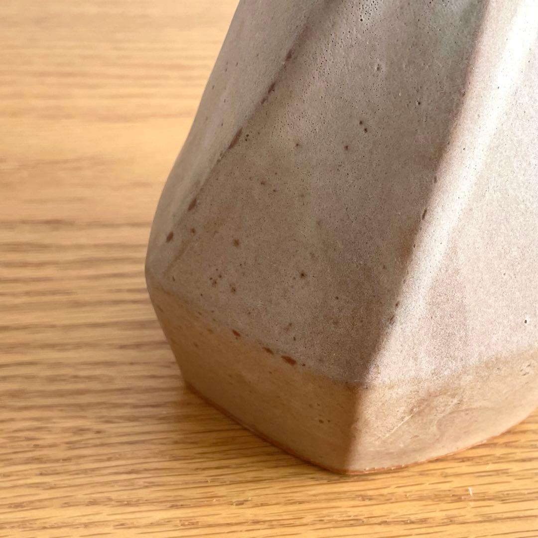 ビンテージVASE フラワーベース 面取 一輪挿し 花瓶 フラワーベース 北欧