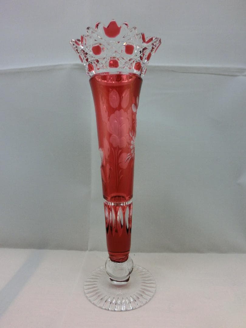 【マイセン】クリスタル・フラワーベース