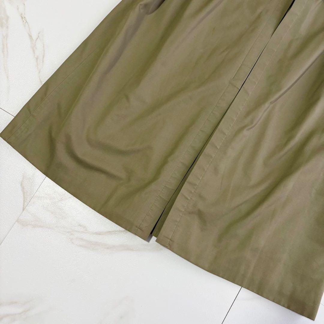 美品◆着丈113 BURBERRY ライナー ベルト付 トレンチコート カーキ