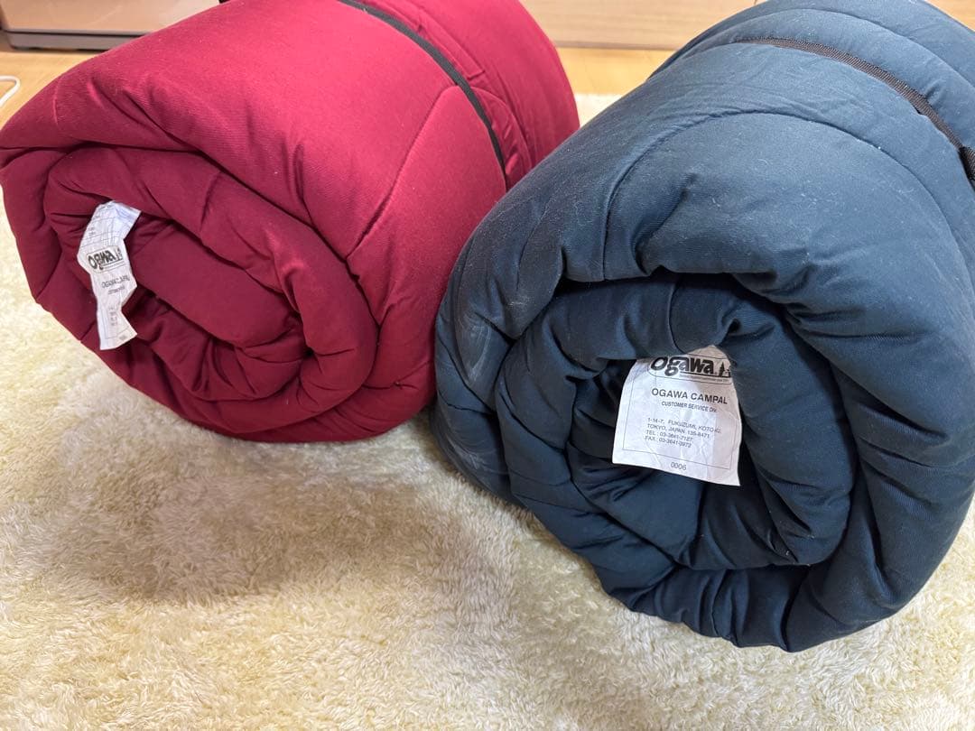 OGAWA シュラフ　ペア　封筒型