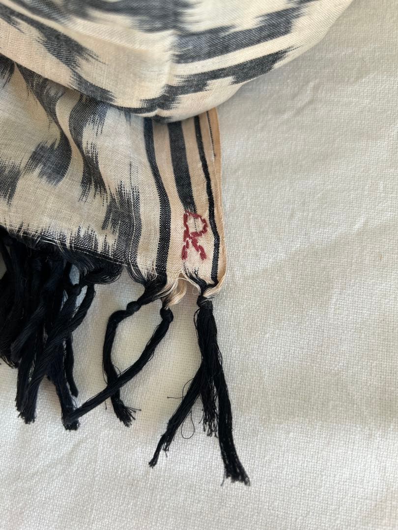 未使用に近い　Badou-R 45rpm　オーガニックコットン　ストール　①