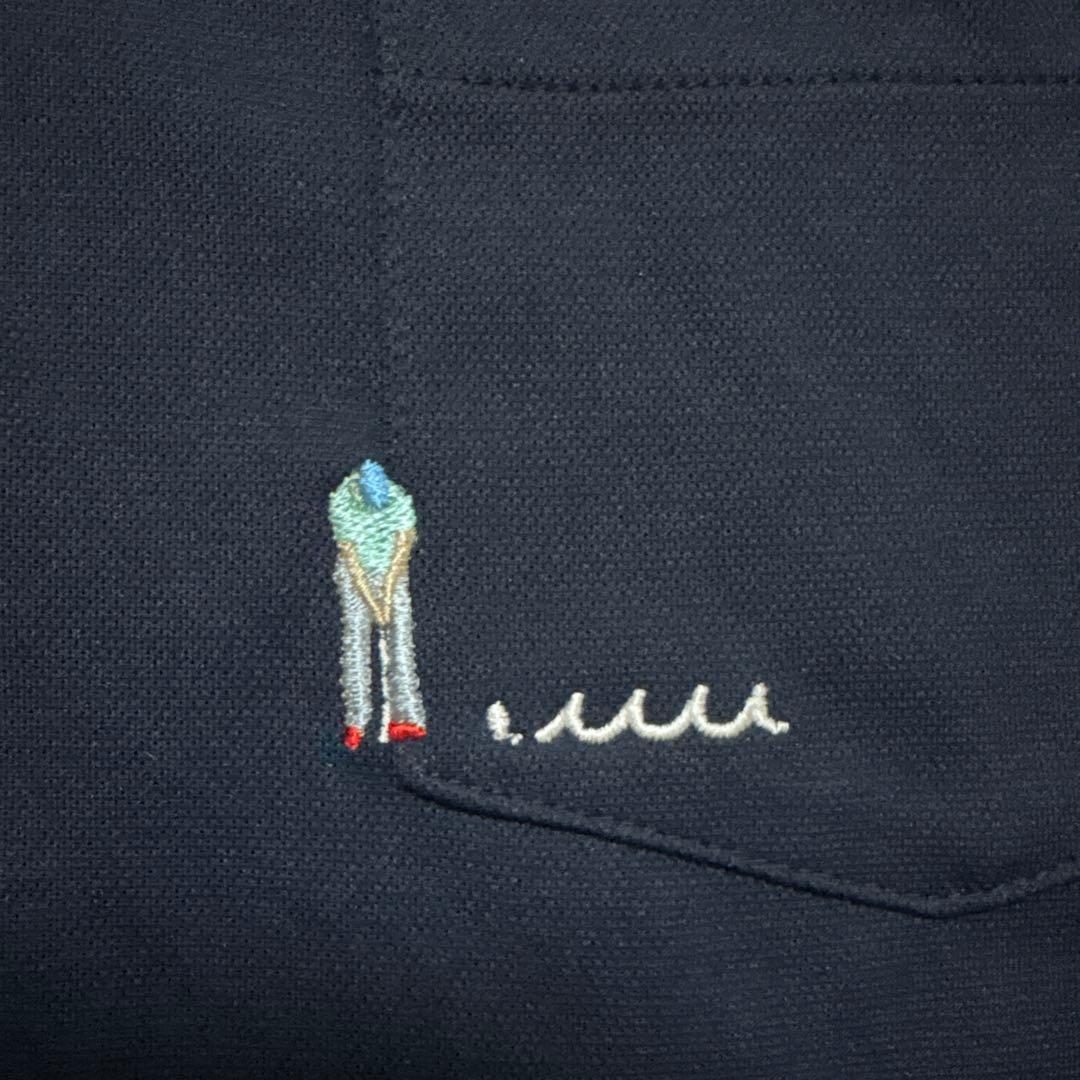 ムータマリンゴルフ★ストレッチ★春秋★モックネックシャツ【メンズ サイズ5（M】