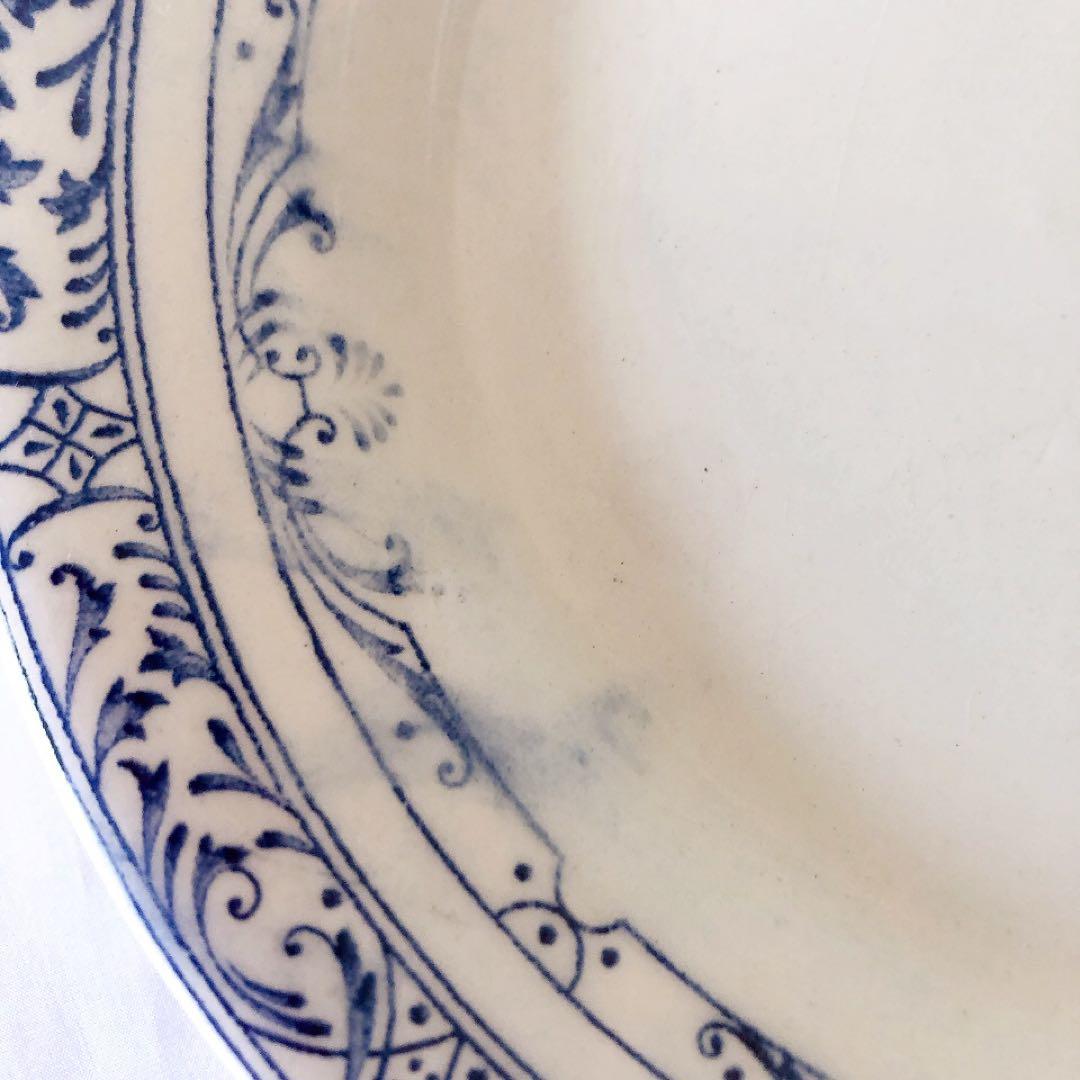 希少　クレイユモントロー　コルベール　ケーキスタンド　フランスアンティーク食器