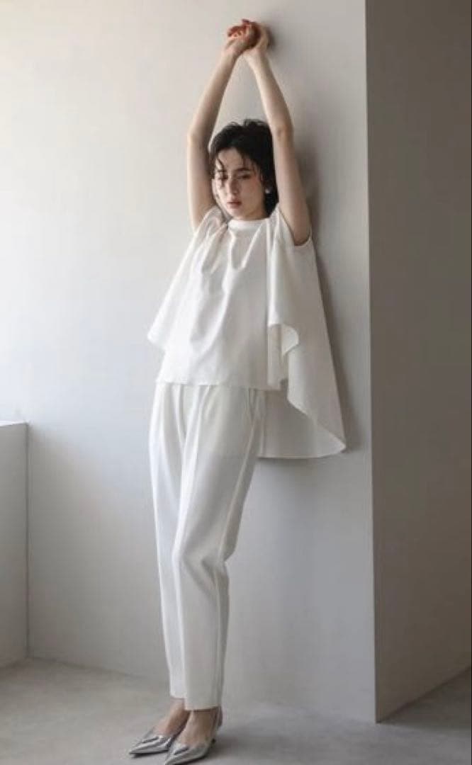 mare☆Sheer Docking French Sleeve Blouse