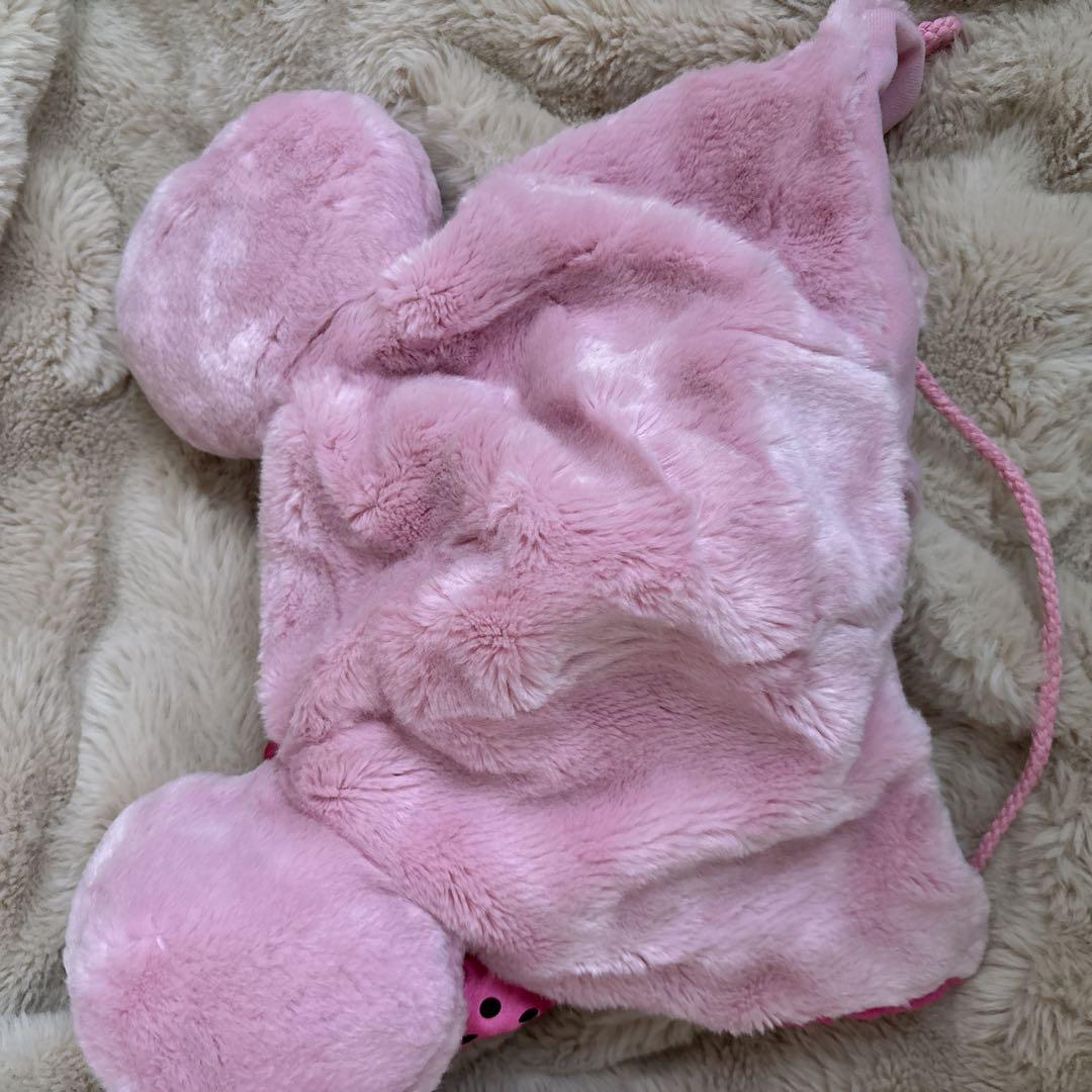 ミニービジュー付きピンク ファンキャップ