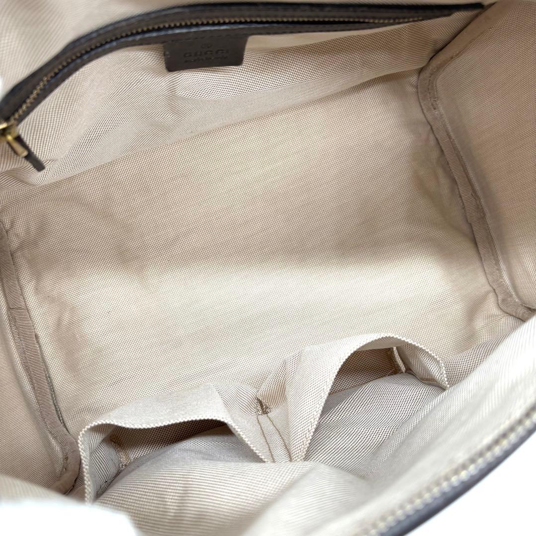 【極美品】GUCCI ボストンバッグ 2way GGキャンバス シェリーライン