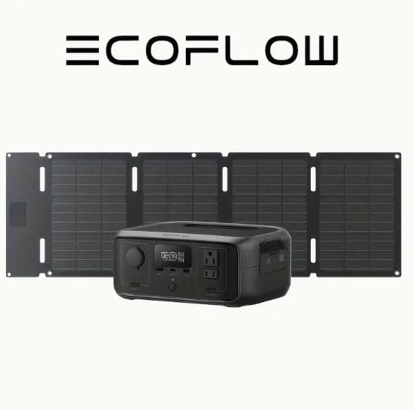 EcoFlow  3 ポータブル電源 45Wソーラーパネルセット 保証