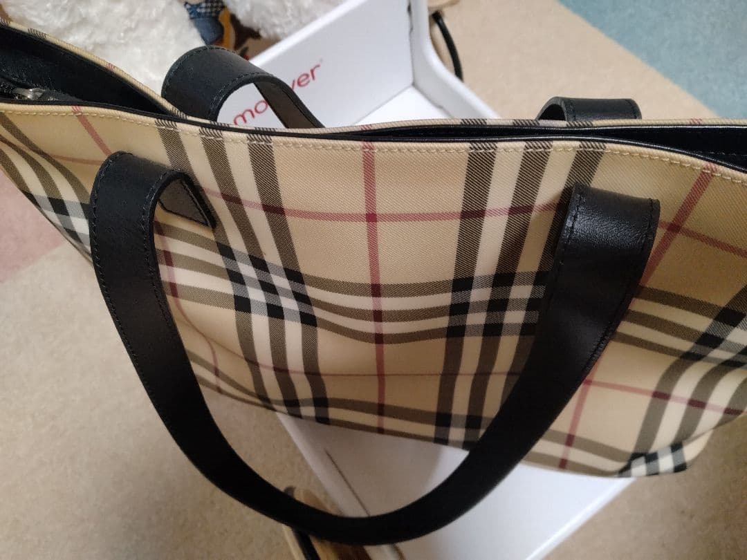 Burberry バーバリーロンドン トートバッグ ノバチェック トートバッグ