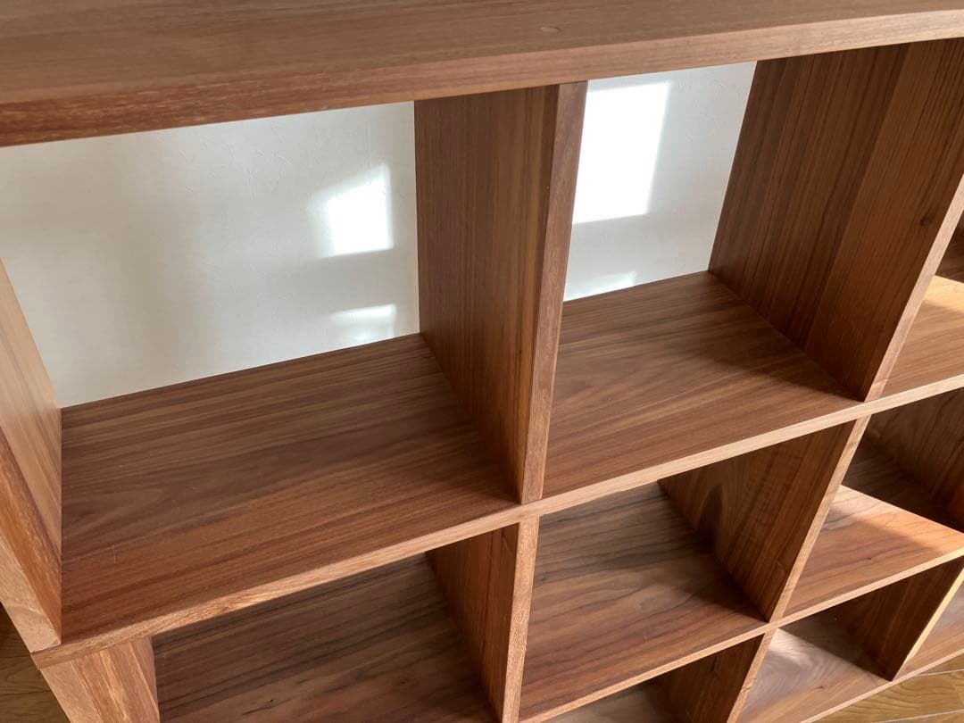 無印良品 スタッキングシェルフセット 5×3 ウォールナット 本棚 間仕切り