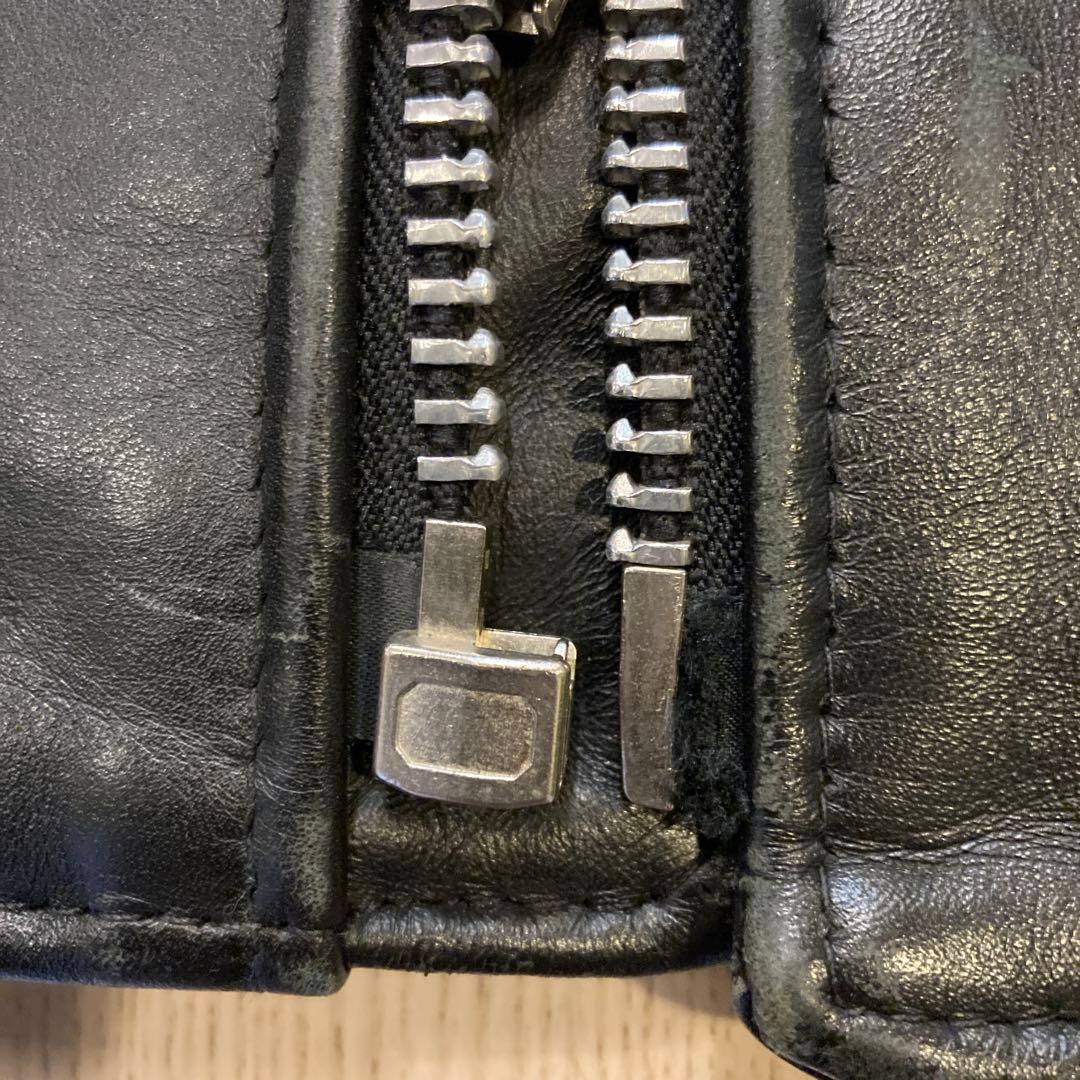 ミュウツーSchott ワンスター ダブルライダース 黒 613US 36