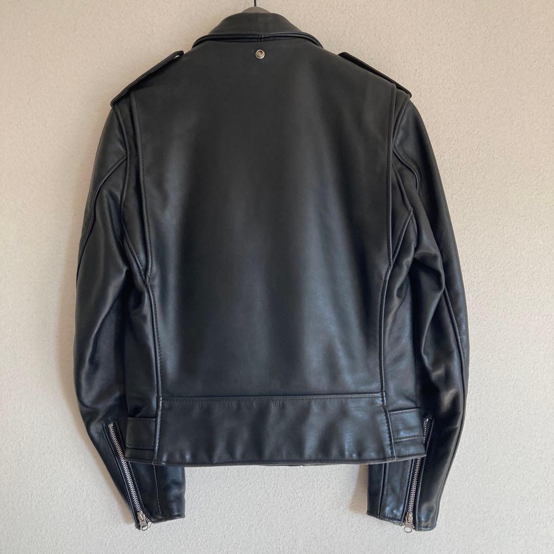 ミュウツーSchott ワンスター ダブルライダース 黒 613US 36