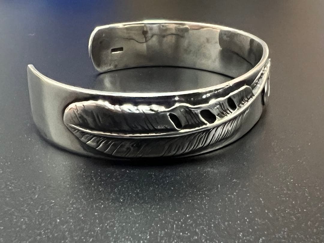 TADY&KING タディアンドキング 希少バングル ホーン&ダブルSフェザー